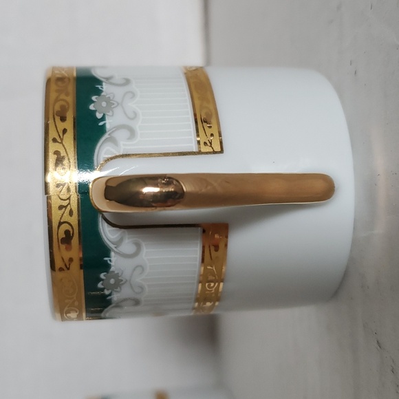 5 Bavaria Gold German Tiger Yedi Demitasse MCS Espresso Cups Mini Prozellan - Picture 6 of 16